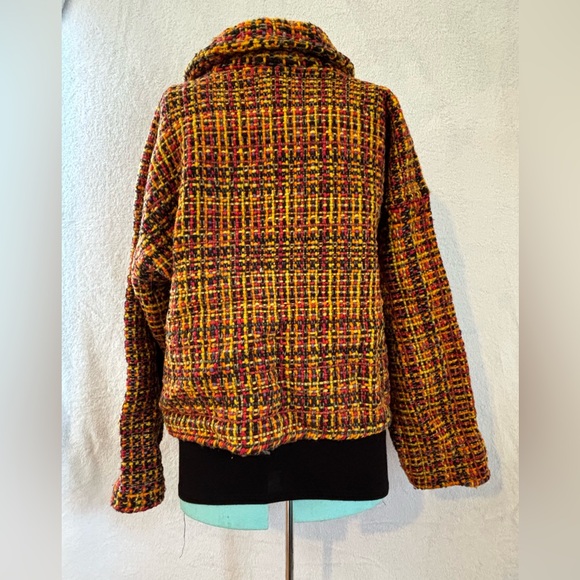 Vintage Ecuadorian handwoven jacket- 100% wool - Picture 5 of 9